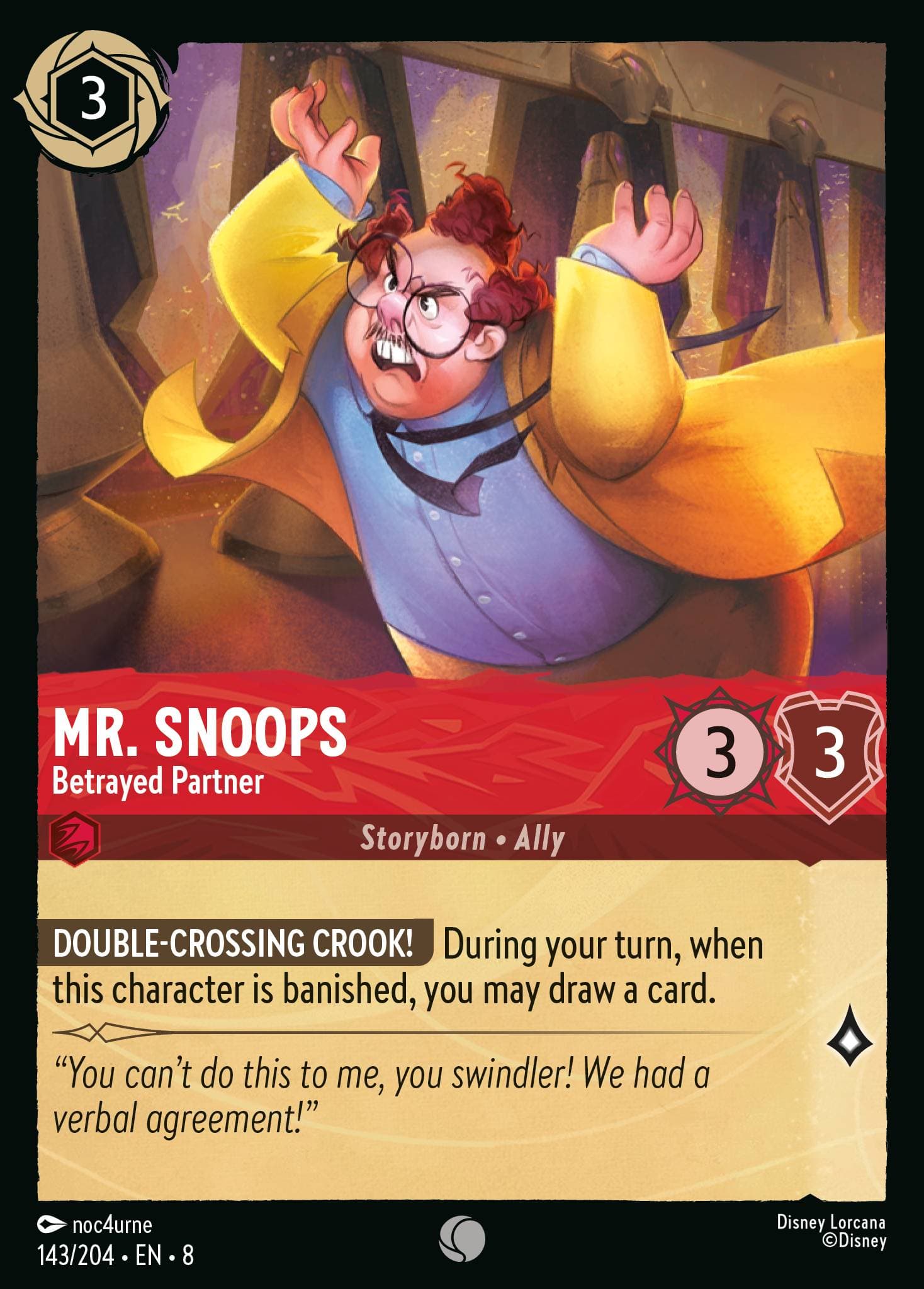 Mr. Snoops - Betrayed Partner — Reign of Jafar