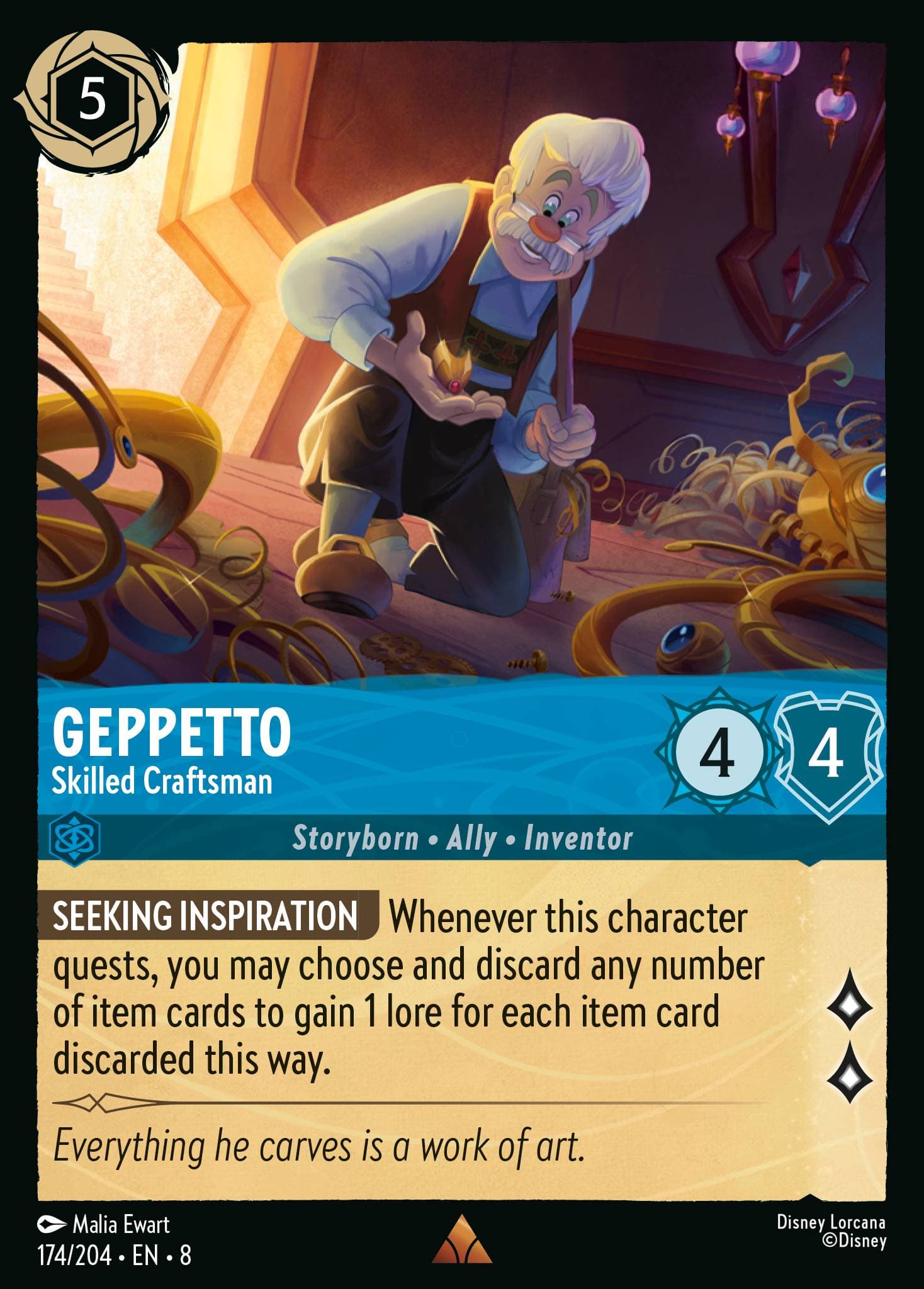 Geppetto - Skilled Craftsman — Reign of Jafar
