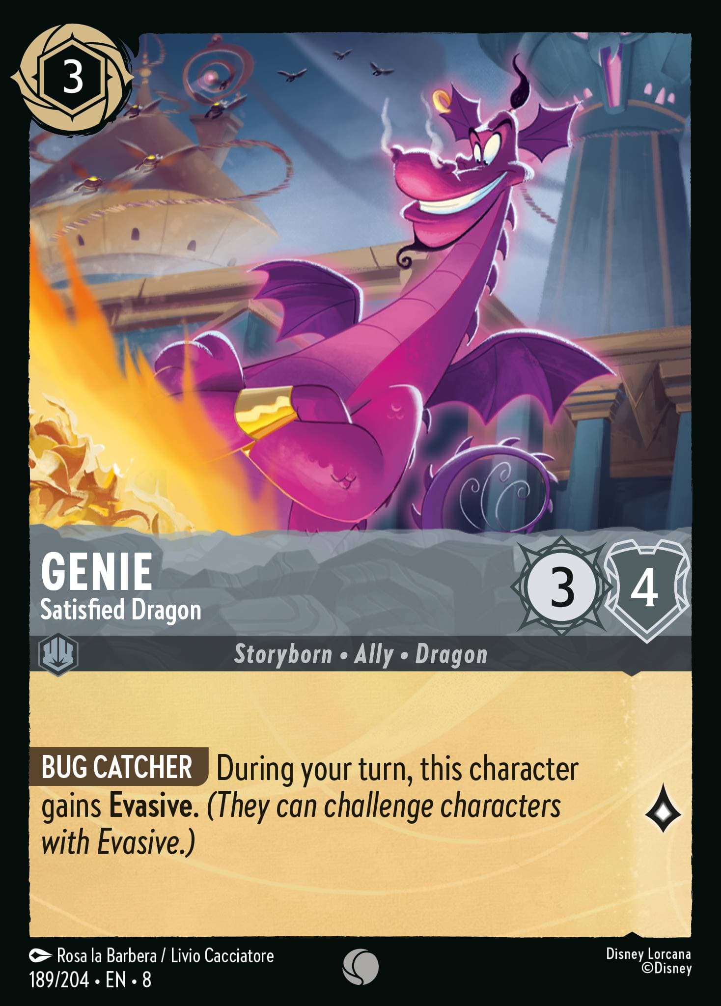 Genie - Satisfied Dragon — Reign of Jafar