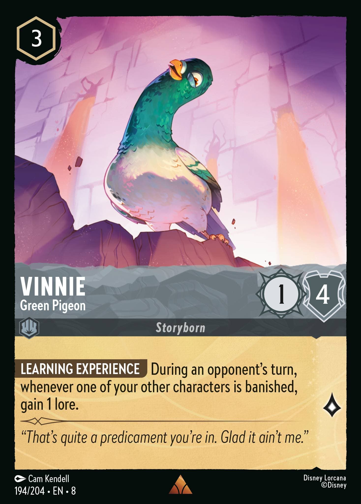 Vinnie - Green Pigeon — Reign of Jafar
