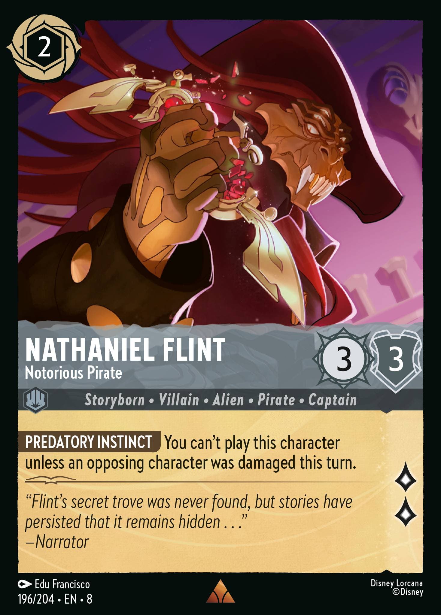 Nathaniel Flint - Notorious Pirate — Reign of Jafar