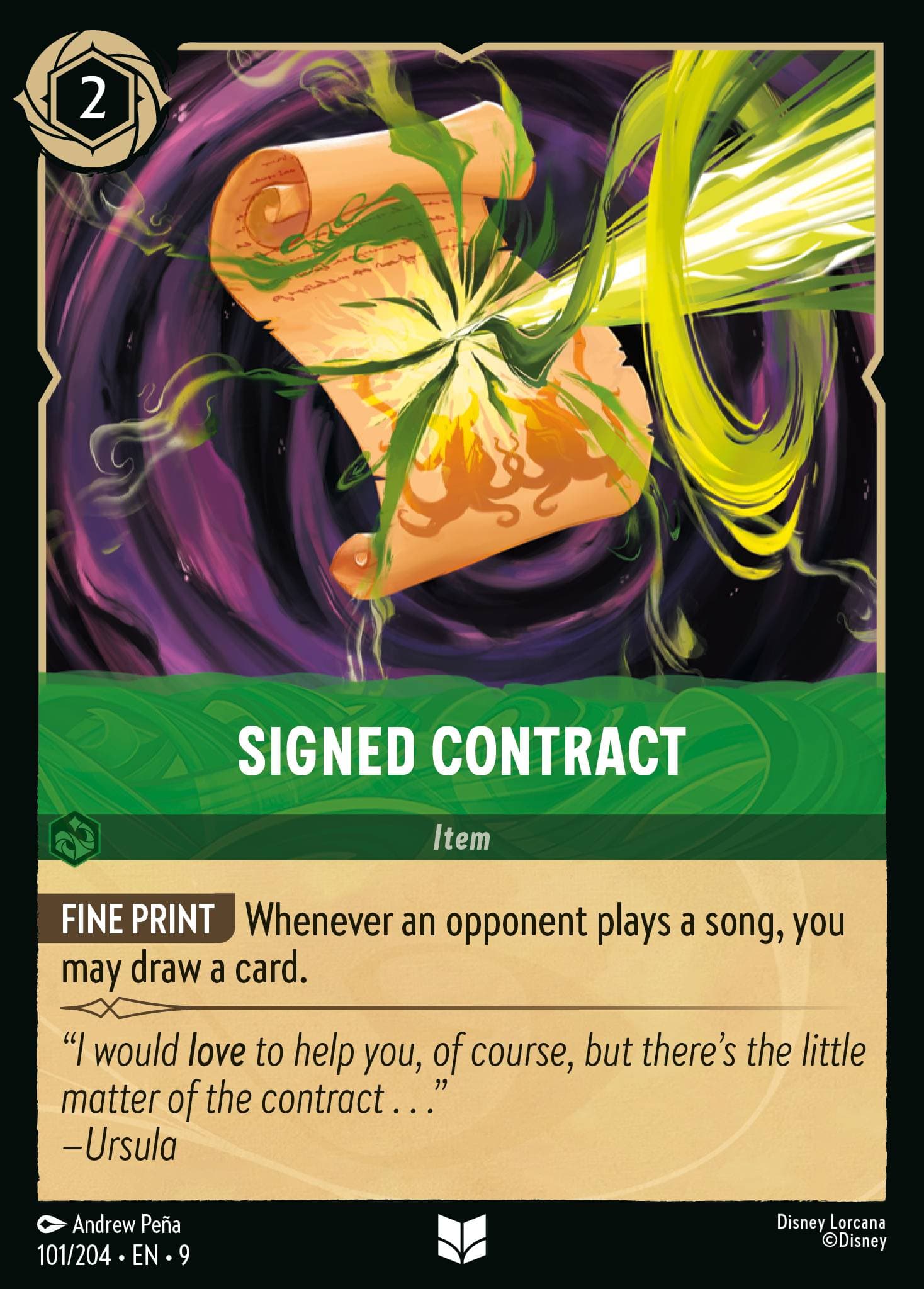 Signed Contract — Fabled