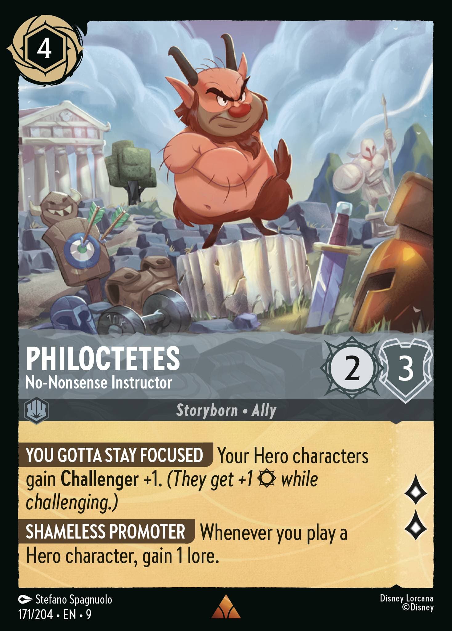 Philoctetes - No-Nonsense Instructor — Fabled
