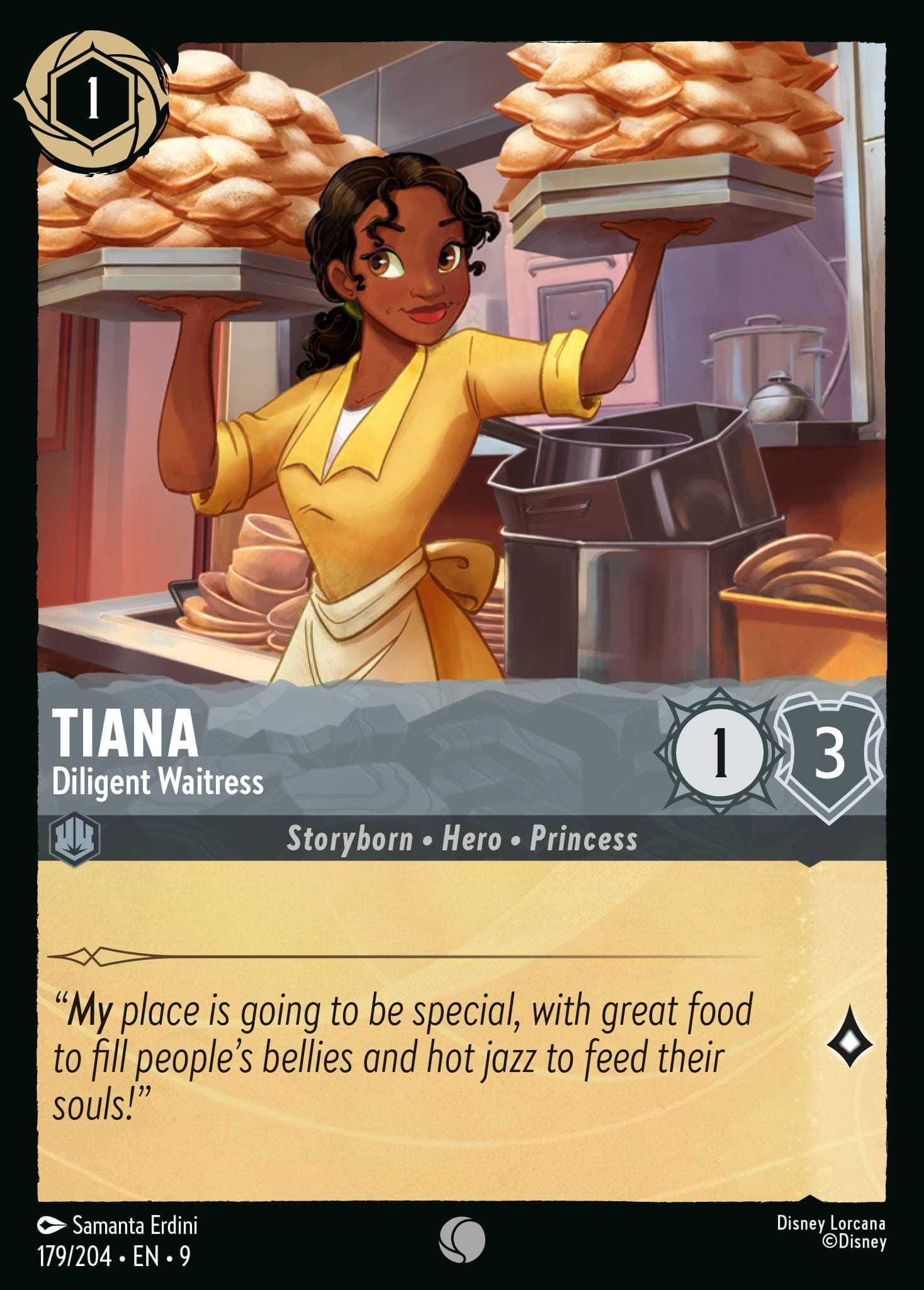 Tiana - Diligent Waitress — Fabled