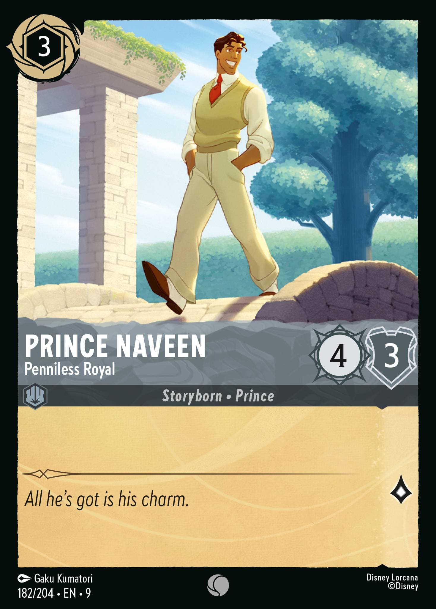 Prince Naveen - Penniless Royal — Fabled
