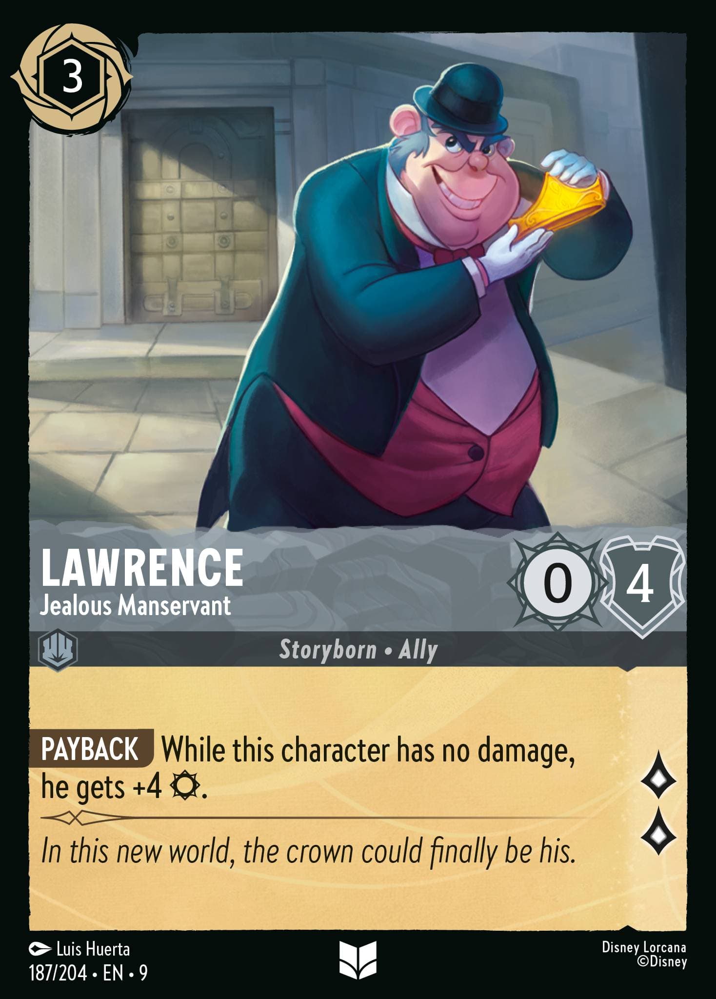 Lawrence - Jealous Manservant — Fabled