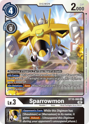 Sparrowmon — Digimon LIBERATOR