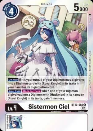 Sistermon Ciel — Double Diamond Pre-Release Cards
