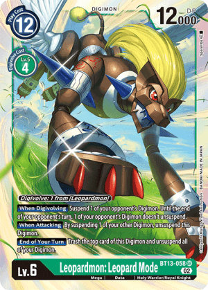 Leopardmon: Leopard Mode — Versus Royal Knights