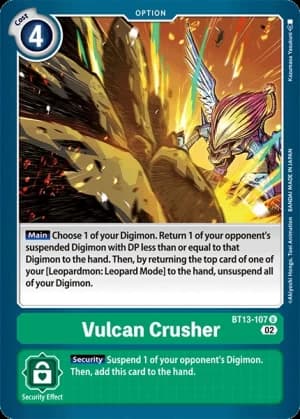 Vulcan Crusher — Versus Royal Knights Pre-Release Cards