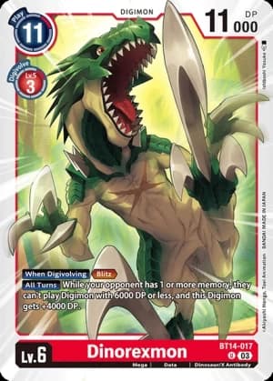 Dinorexmon — Blast Ace