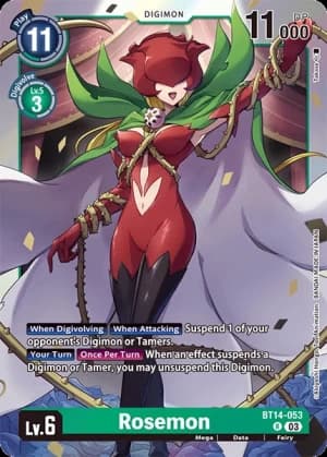 Rosemon — Battle of Omni Pre-Release Cards