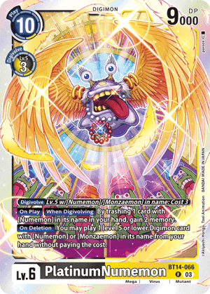 PlatinumNumemon — Blast Ace