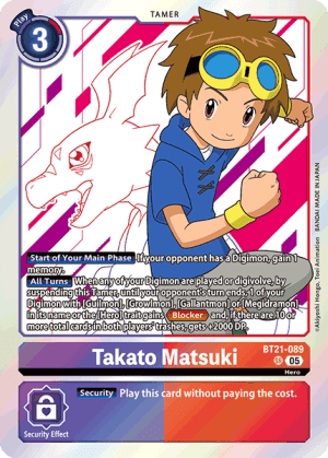 Takato Matsuki — Across Time Pre-Release Cards