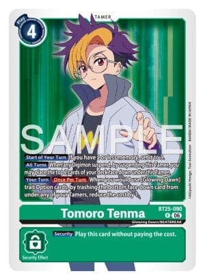 Tomoro Tenma — Dual Revolution Release Event Cards