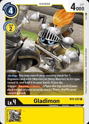 Gladimon — Battle of Omni