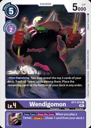 Wendigomon — Alternative Being Booster