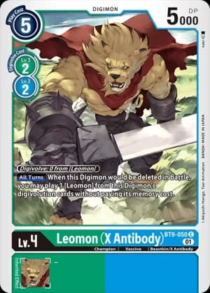 Leomon (X Antibody) — X Record