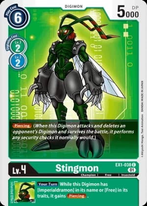 Stingmon — Across Time Pre-Release Cards