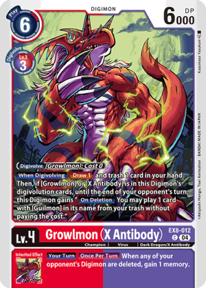 Growlmon (X Antibody) — Chain of Liberation