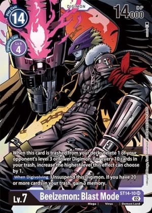 Beelzemon: Blast Mode — Starter Deck 14: Beelzemon Advanced Deck Set