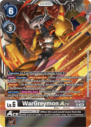 WarGreymon ACE (Box Topper) — Versus Royal Knights