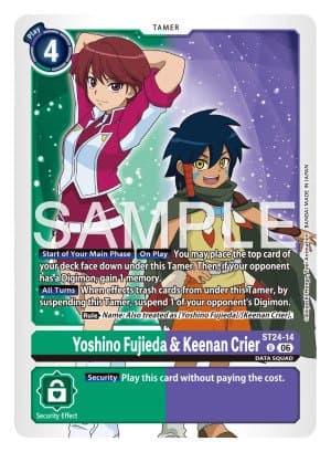 Yoshino Fujieda & Keenan Crier — Starter Deck 24: Data Squad
