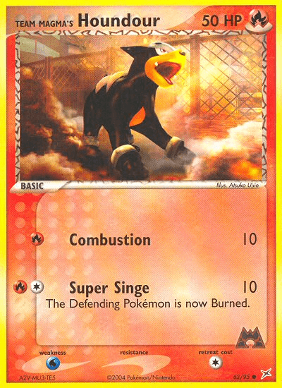 Team Magma's Houndour - 62/95 — Team Magma vs Team Aqua