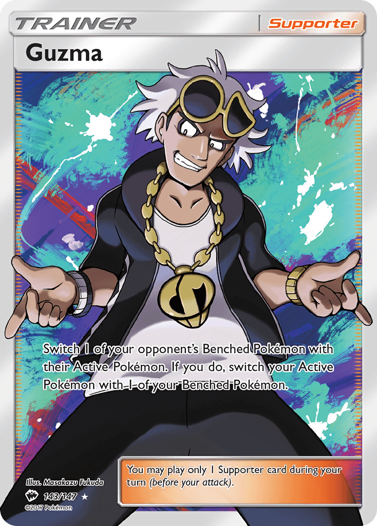 Guzma (Full Art) — SM - Burning Shadows