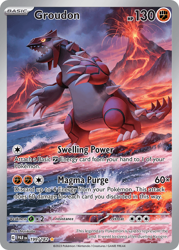 Groudon - 199/182 — SV04: Paradox Rift