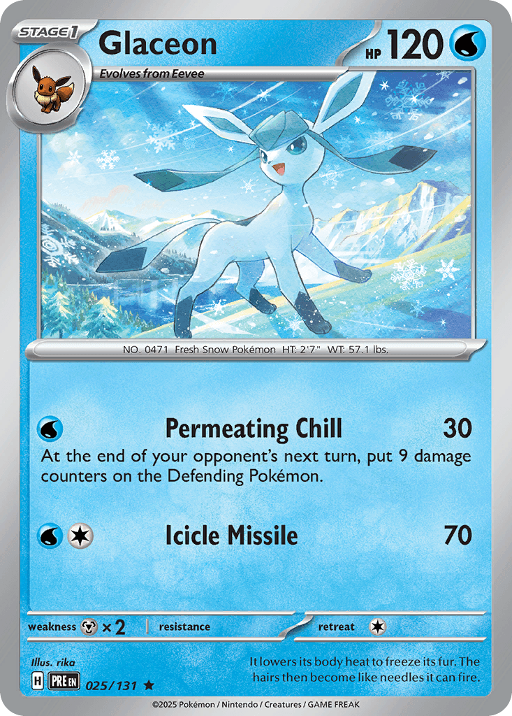 Glaceon (Master Ball Pattern) — SV: Prismatic Evolutions