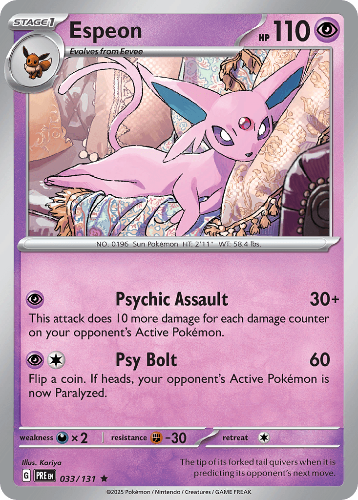 Espeon (Master Ball Pattern) — SV: Prismatic Evolutions