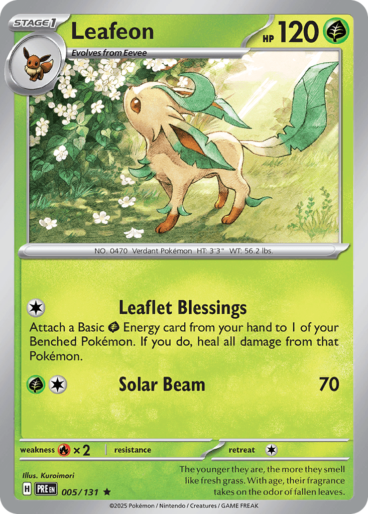 Leafeon (Master Ball Pattern) — SV: Prismatic Evolutions