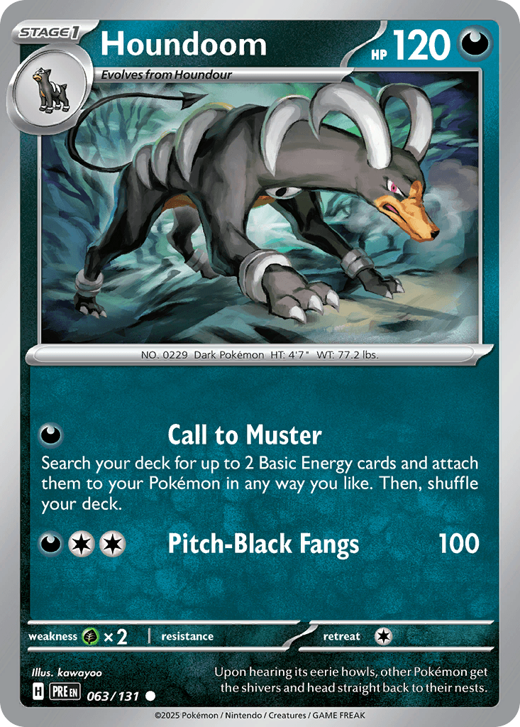 Houndoom (Master Ball Pattern) — SV: Prismatic Evolutions
