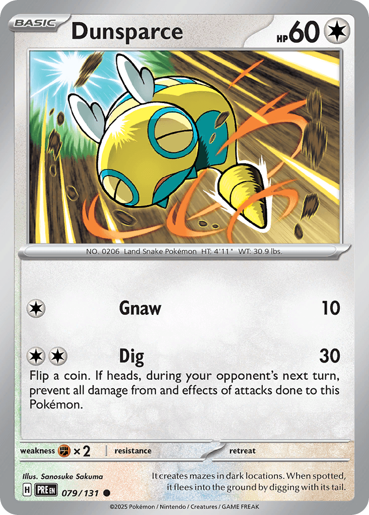 Dunsparce (Master Ball Pattern) — SV: Prismatic Evolutions