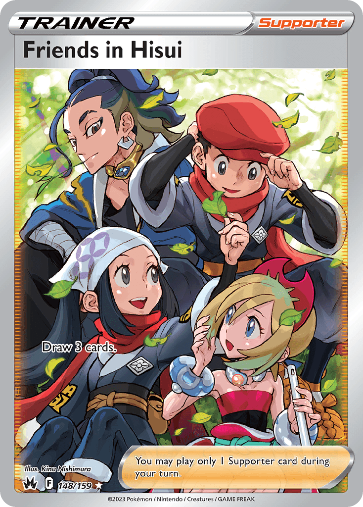Friends in Hisui (Full Art) — Crown Zenith