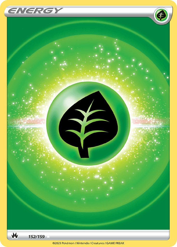 Grass Energy (Texture Full Art) — Crown Zenith