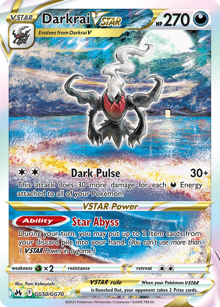 Darkrai VSTAR — Crown Zenith: Galarian Gallery