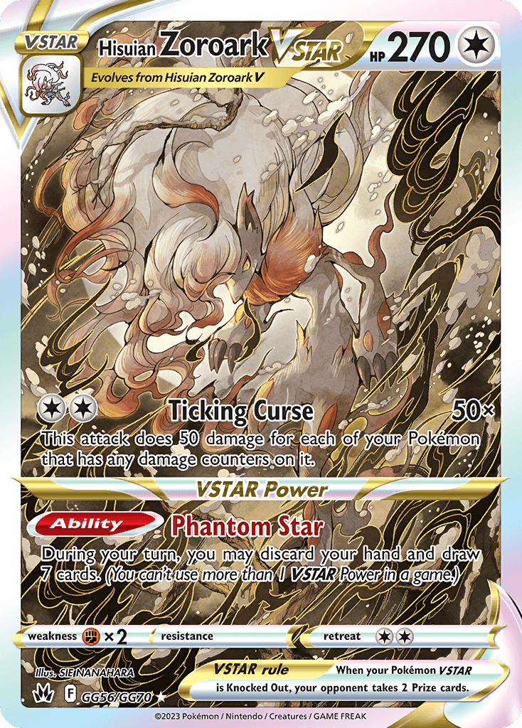 Hisuian Zoroark VSTAR — Crown Zenith: Galarian Gallery