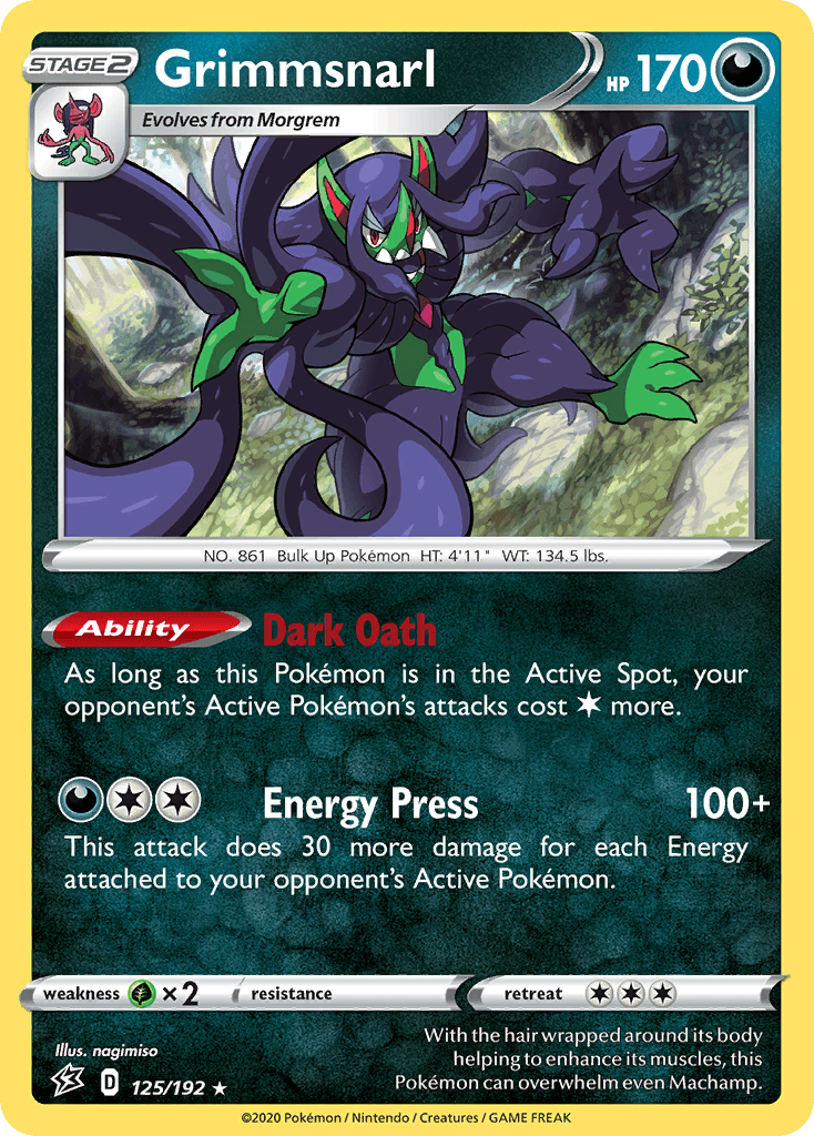 Grimmsnarl - 125/192 — Deck Exclusives