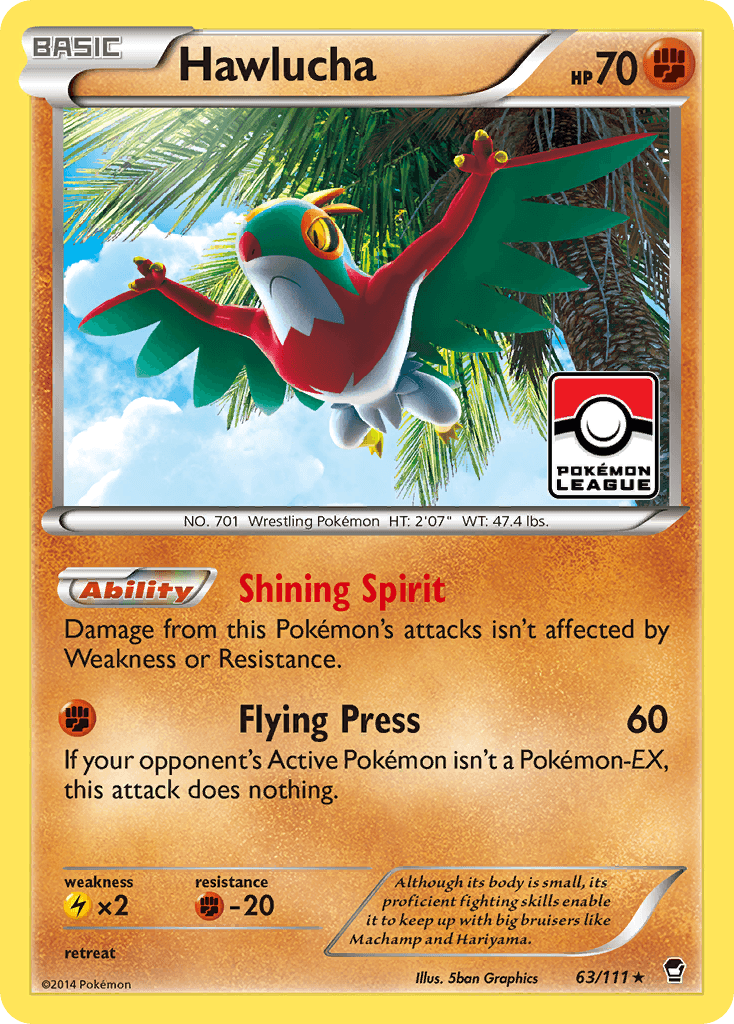 Hawlucha — XY - Furious Fists