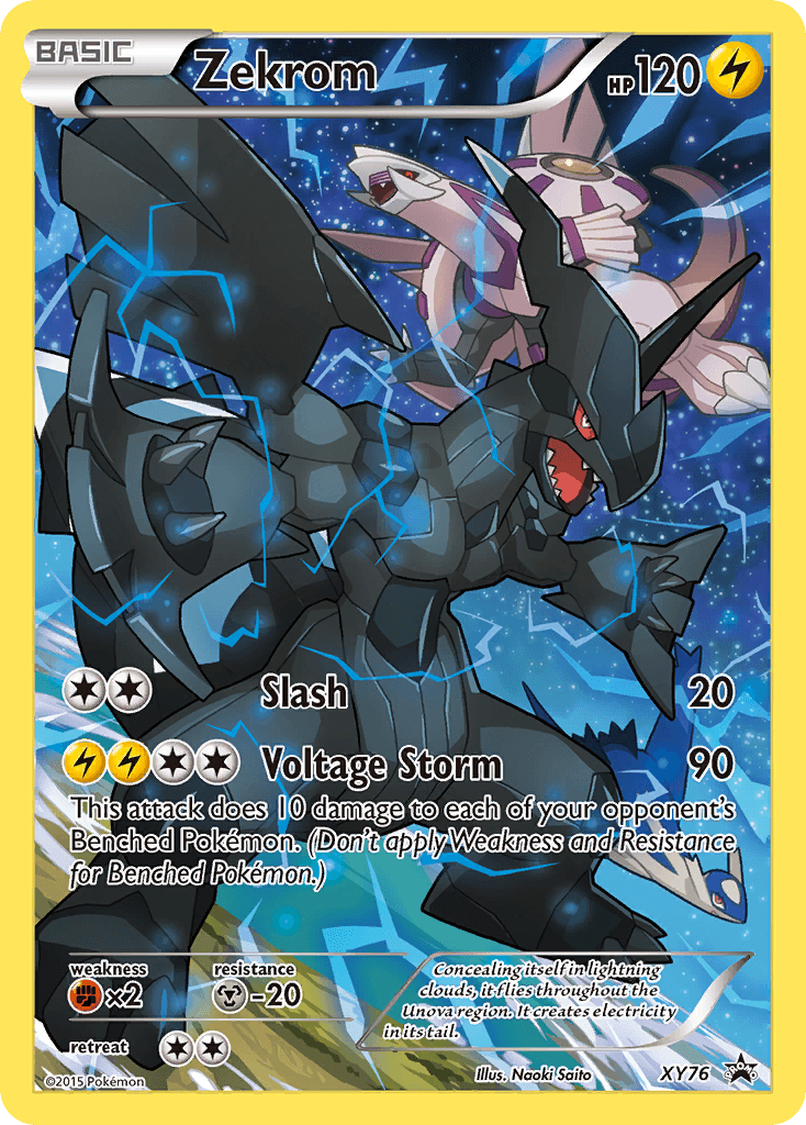 Zekrom (Full Art Promo) — XY Promos