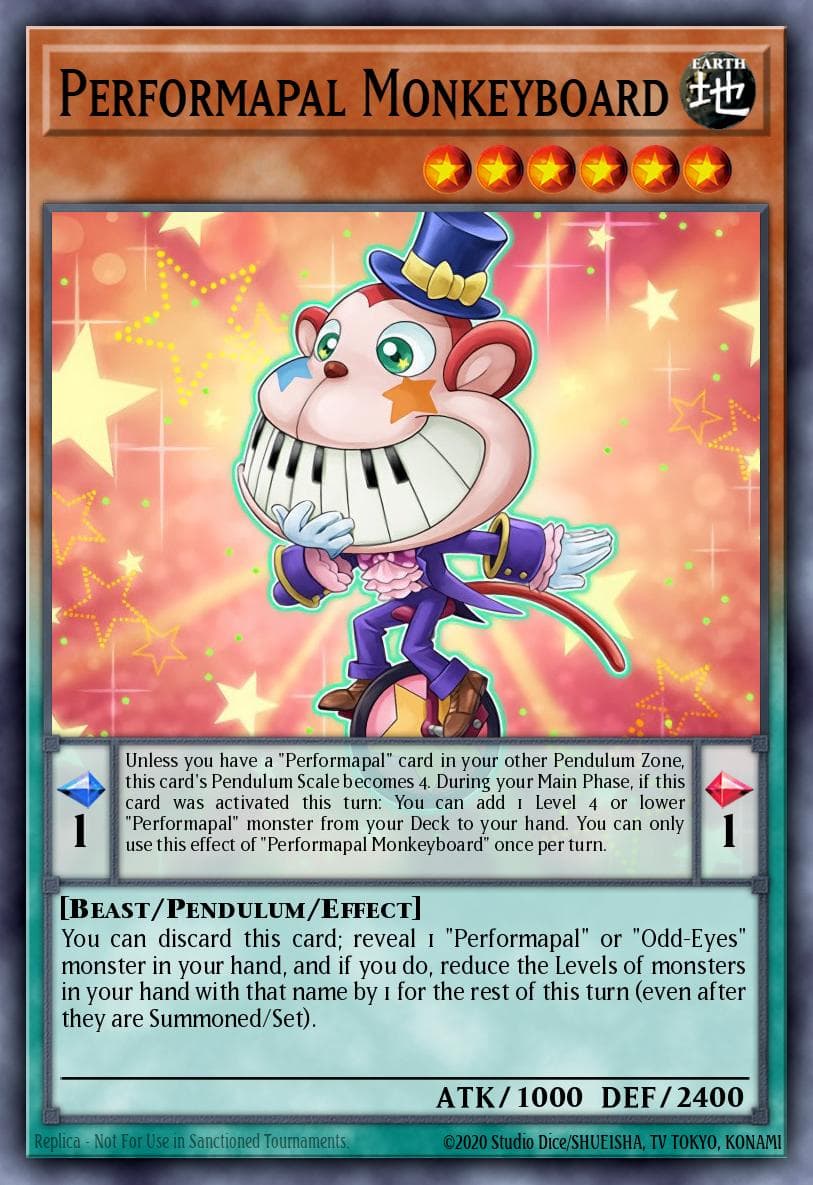 Performapal Monkeyboard — OTS Tournament Pack 1