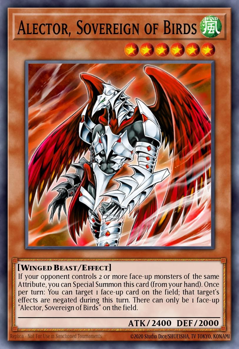 Alector, Sovereign of Birds — Yu-Gi-Oh! R Manga Promo