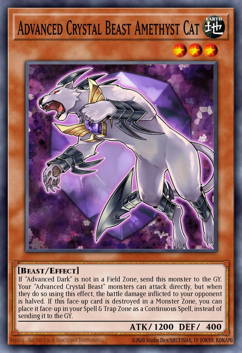 Advanced Crystal Beast Amethyst Cat — Battles of Legend: Crystal Revenge