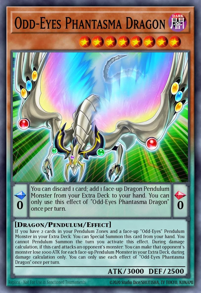 Odd-Eyes Phantasma Dragon — Yu-Gi-Oh! ARC-V Promo Cards