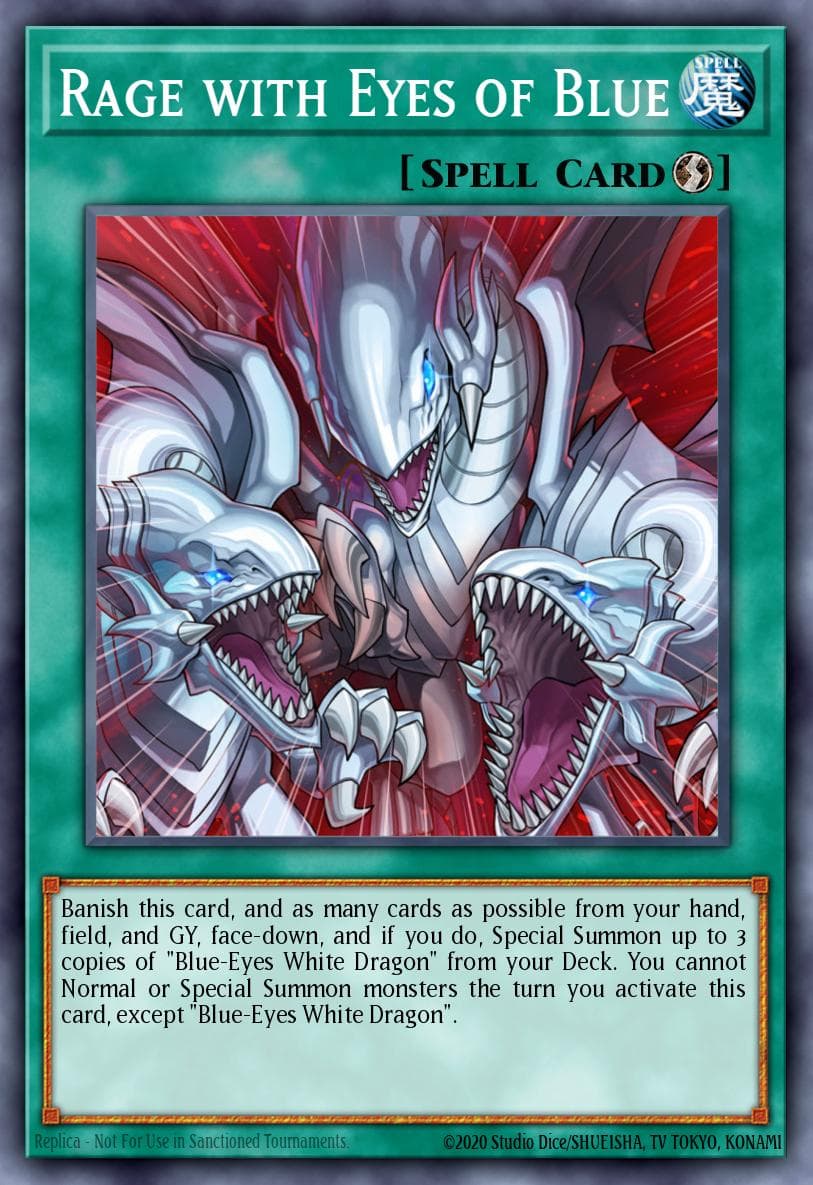 Rage with Eyes of Blue — Legendary Duelists: White Dragon Abyss