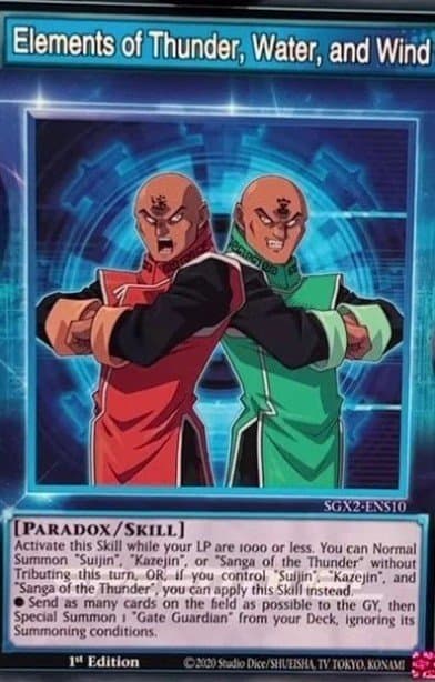 Elements of Thunder, Water, and Wind — Speed Duel GX: Midterm Paradox