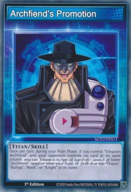Archfiend's Promotion — Speed Duel GX: Duelists of Shadows
