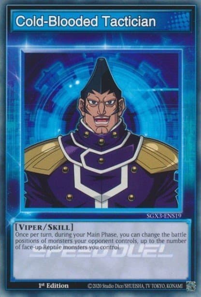 Cold-Blooded Tactician — Speed Duel GX: Duelists of Shadows